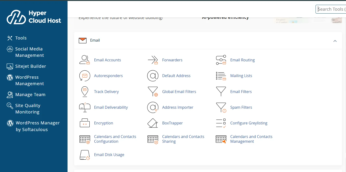 dash cpanel