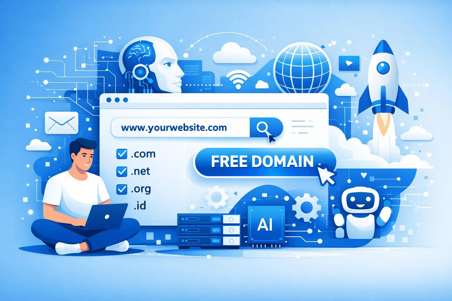 Cara Daftar Domain Gratis untuk Website: Panduan Praktis untuk Digital Creators di Indonesia - cara daftar domain gratis untuk website