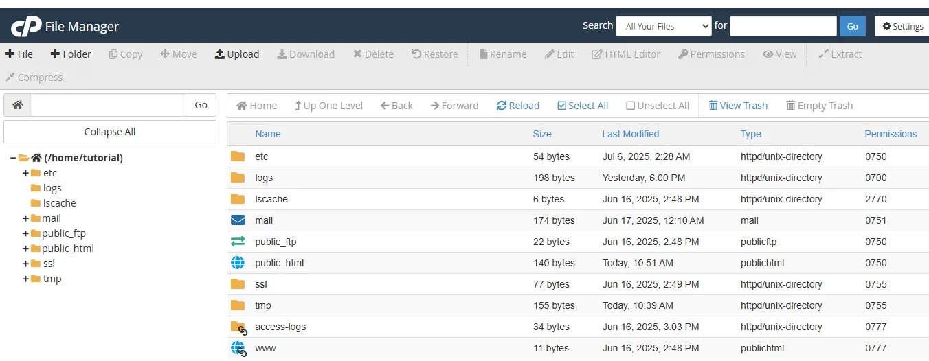 Cara Upload File Web HTML Ke Hosting Cpanel