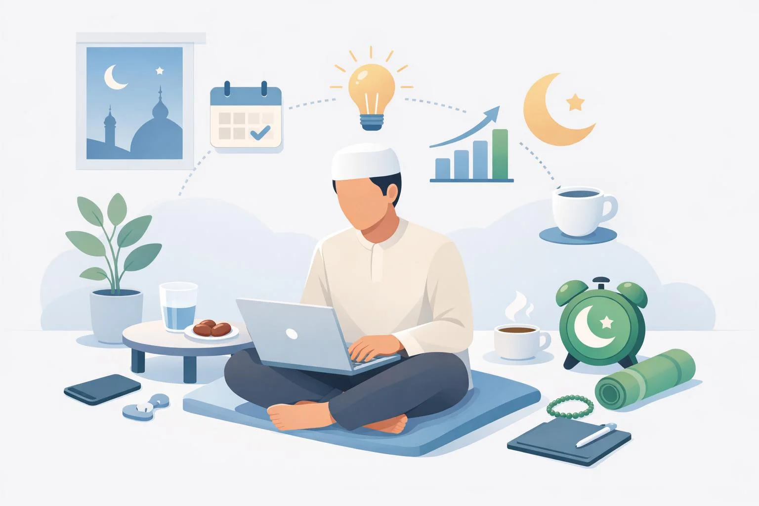 Cara Tetap Produktif Saat Puasa dengan Bantuan Tools AI Terbaik di 2026 - cara tetap produktif saat puasa